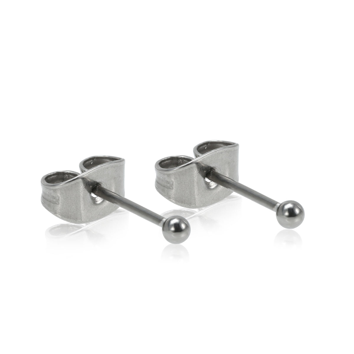 Women's Hypoallergenic Titanium Tiny Ball Stud Earrings