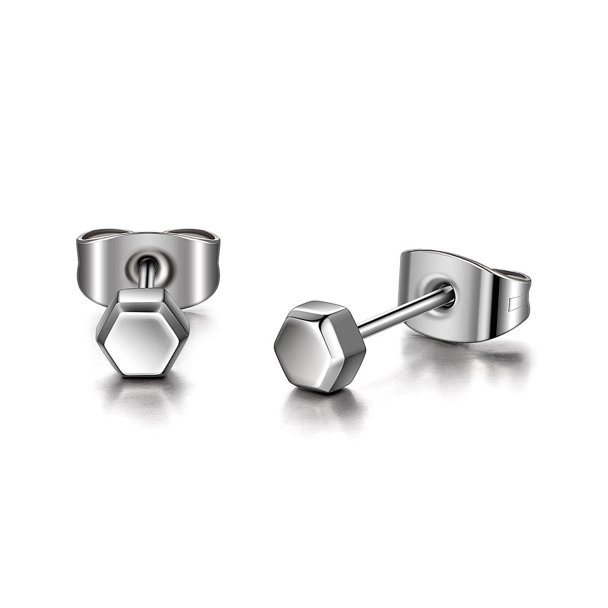 Hypoallergenic Minimalist Stud Earrings for Women, Simple Daily Wear Tiny Ear Studs